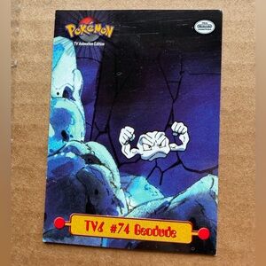 Pokemon TV Animation Edition Geodude Card